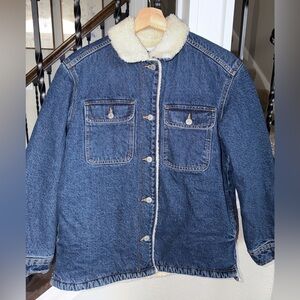 Old Navy Denim Sherpa Jacket